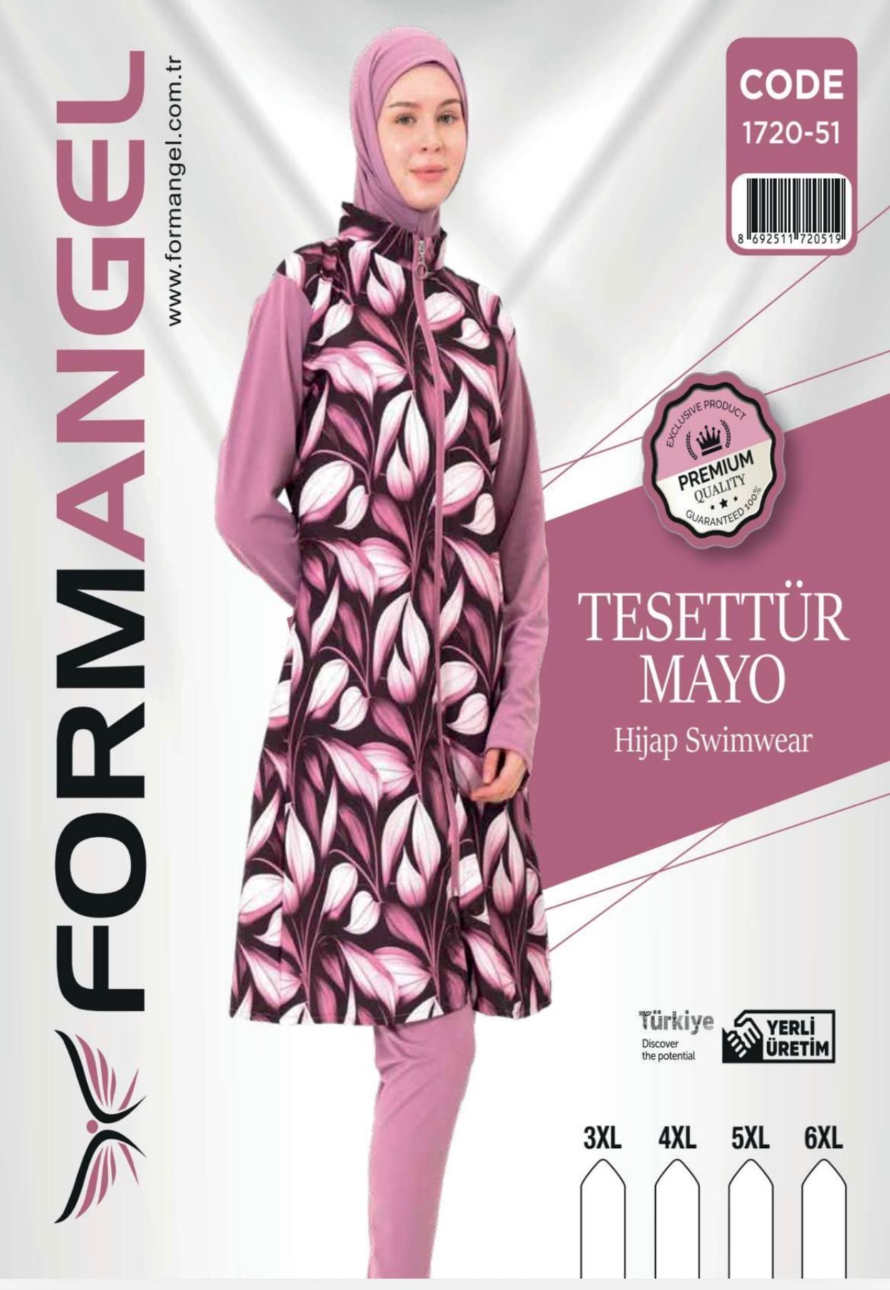 FORM ANGEL 1720-51 BATTAL FERMUARLI TESETTÜR MAYO