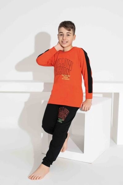 TARIK 3915 ERKEK 6-10 YAŞ U.KOL PİJAMA TAKIM