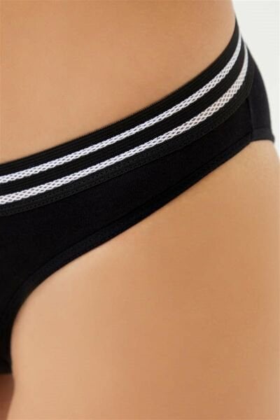 COTTONHILL 0338 BAYAN SPOR ŞERİT LASTİKLİ BİKİNİ