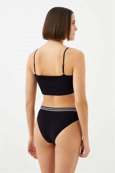 COTTONHILL 0338 BAYAN SPOR ŞERİT LASTİKLİ BİKİNİ
