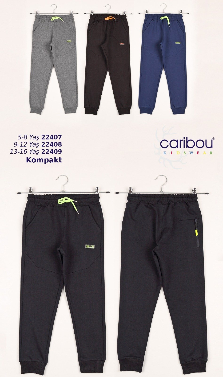 CARİBOU 22408 ERKEK 9-12 YAŞ FRM.OFF-BLACK ARM ALT