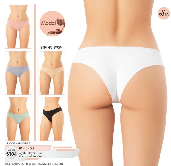 KOTA 5104 BAYAN STRİNG MODAL BİKİNİ