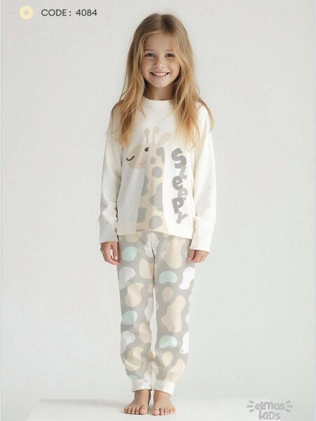 ELMAS 4084-1 KIZ ÇOCUK 1-5 YAŞ PİJAMA TAKIM