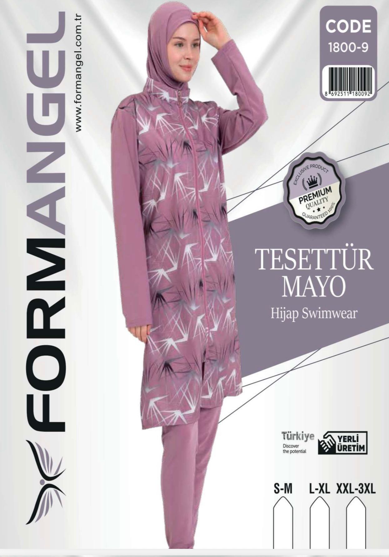 FORM ANGEL 1800-9 FERMUARLI TAYTLI TESETTÜR MAYO