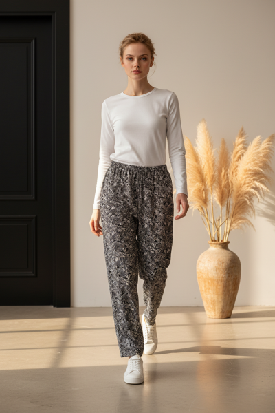 YZC BAYAN BATTAL TURLU PANTOLON 5 Lİ