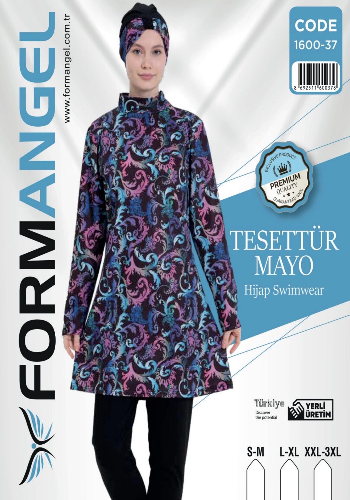 FORM ANGEL 1600-37 U.KOL F.LİKRA TESETTÜR MAYO