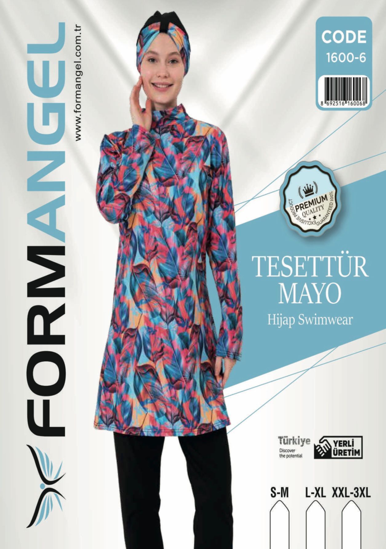 FORM ANGEL 1600-6 U.KOL F.LİKRA TESETTÜR MAYO