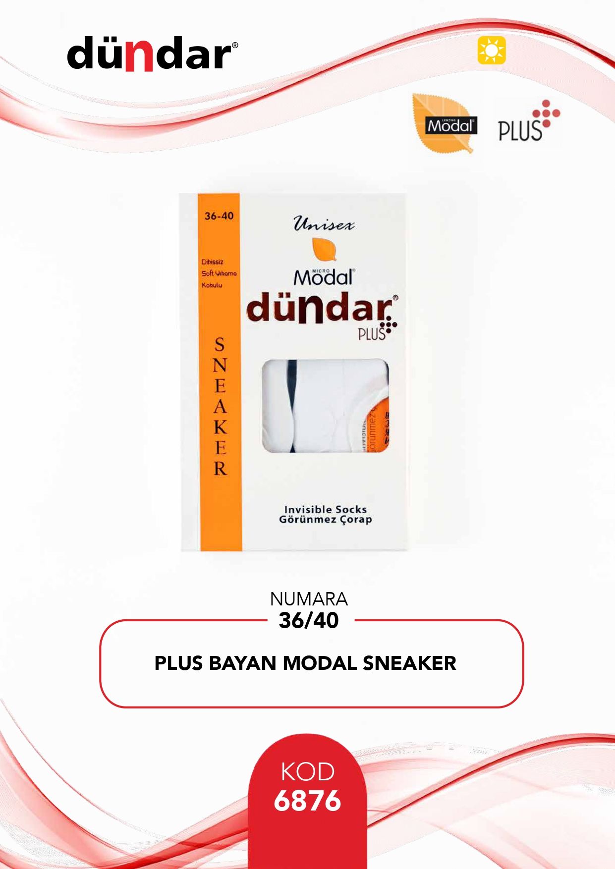 DÜNDAR 6876 BAYAN PLUS MODAL SNEAKER