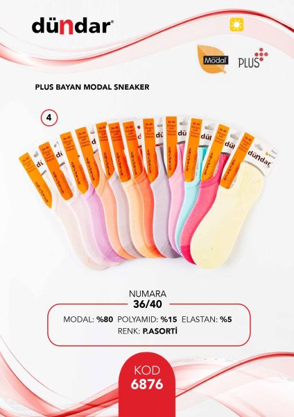 DÜNDAR 6876 BAYAN PLUS MODAL SNEAKER