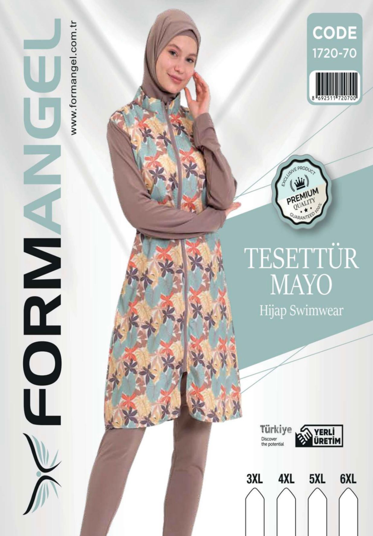 FORM ANGEL 1720-70 BATTAL FERMUARLI TESETTÜR MAYO