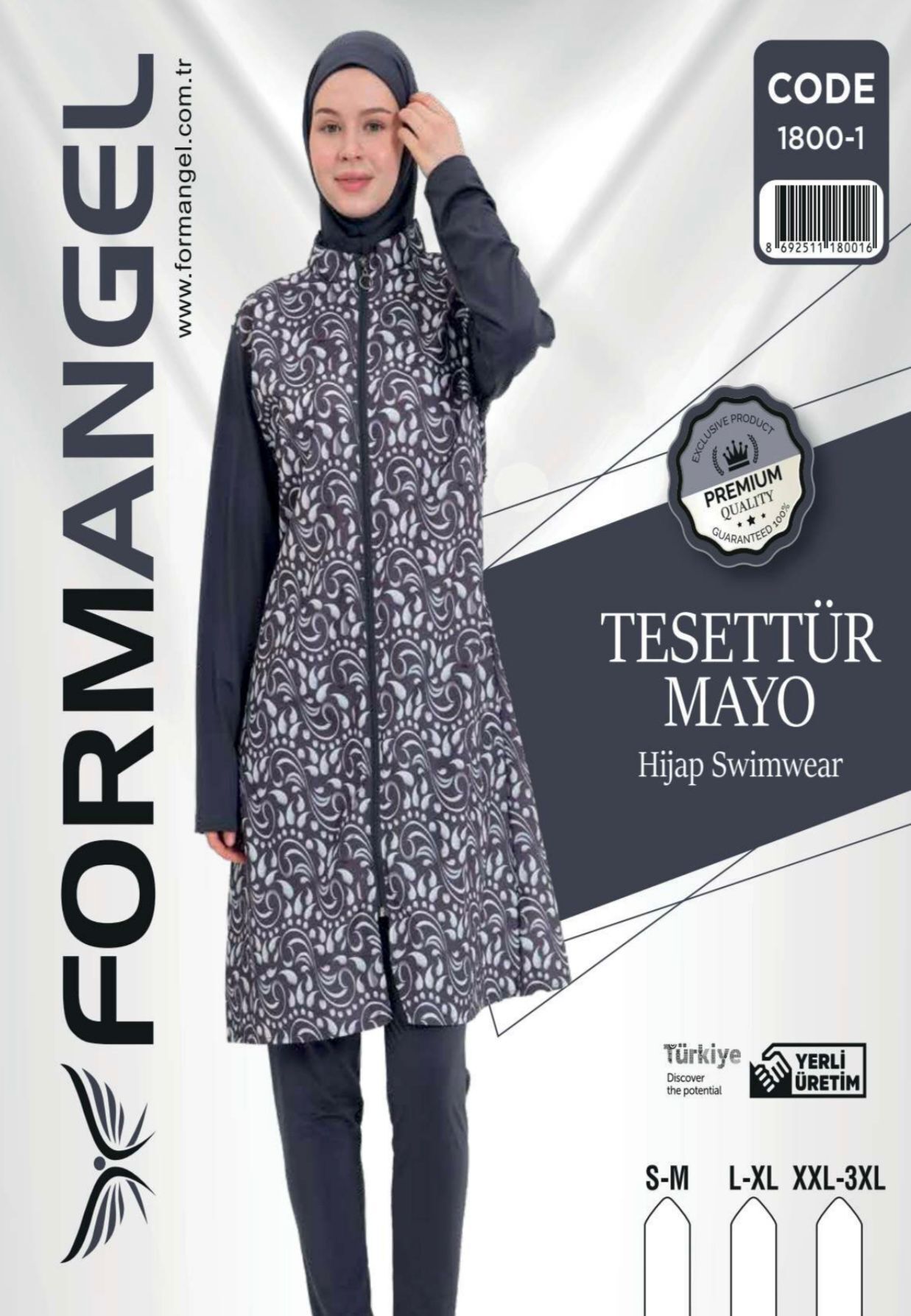 FORM ANGEL 1800-1 FERMUARLI TAYTLI TESETTÜR MAYO