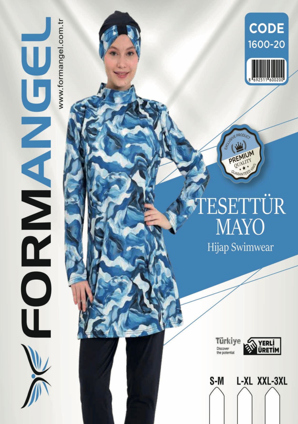 FORM ANGEL 1600-20 U.KOL F.LİKRA TESETTÜR MAYO