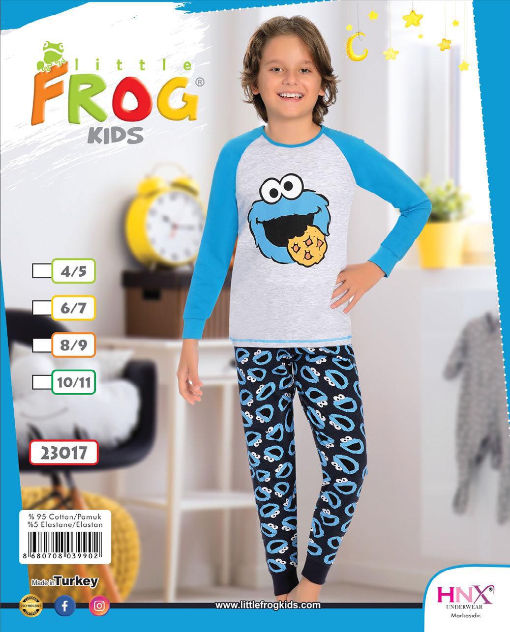 FROG 23017 ERKEK ÇOCUK PİJAMA TAKIM 4-11 YAŞ