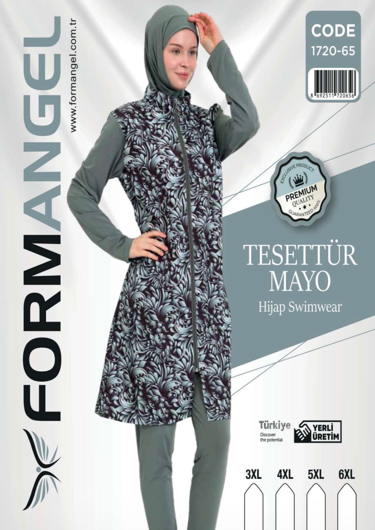 FORM ANGEL 1720-65 BATTAL FERMUARLI TESETTÜR MAYO