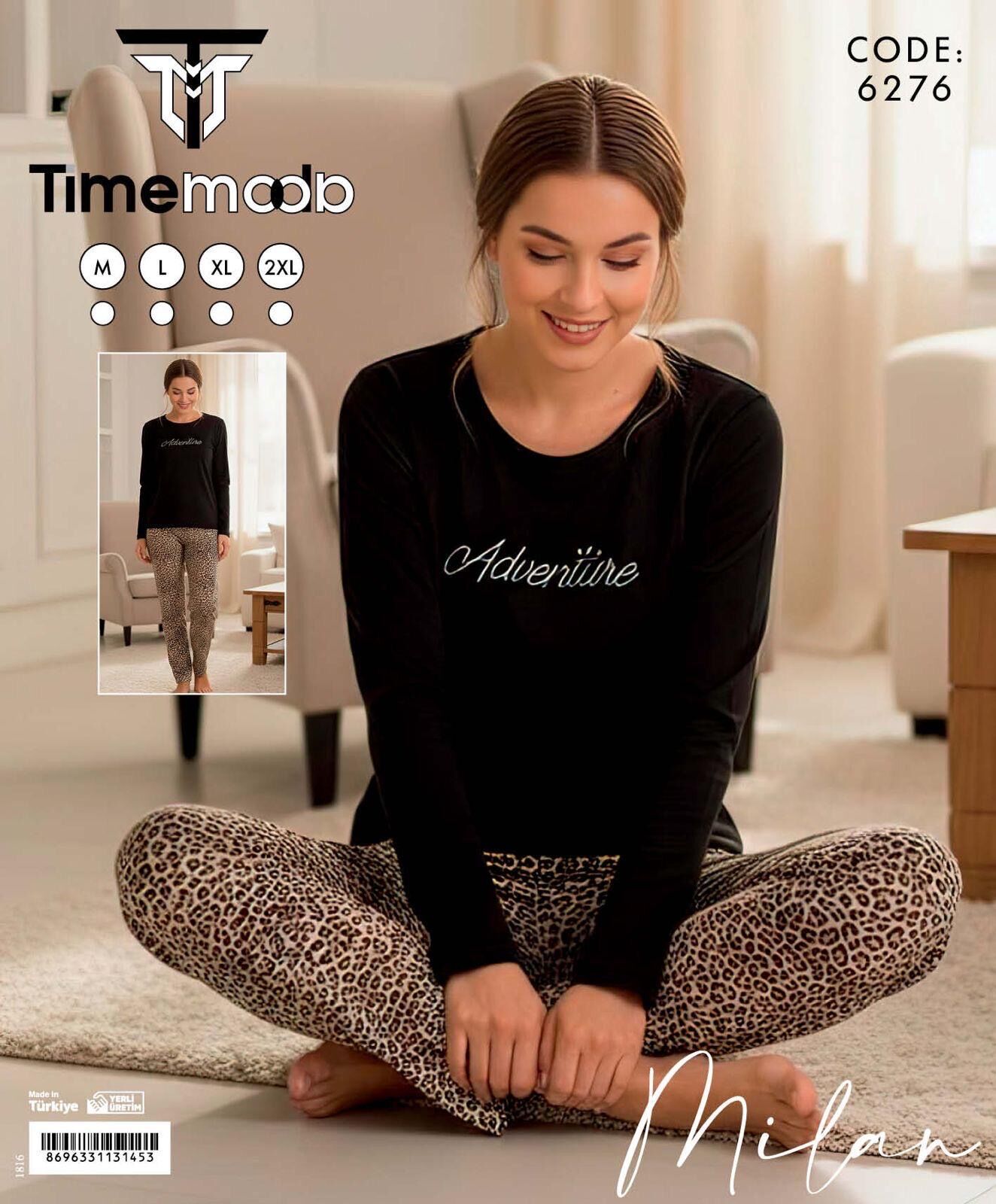 TİME MODA 6276 MİLAN PİJAMA TAKIM