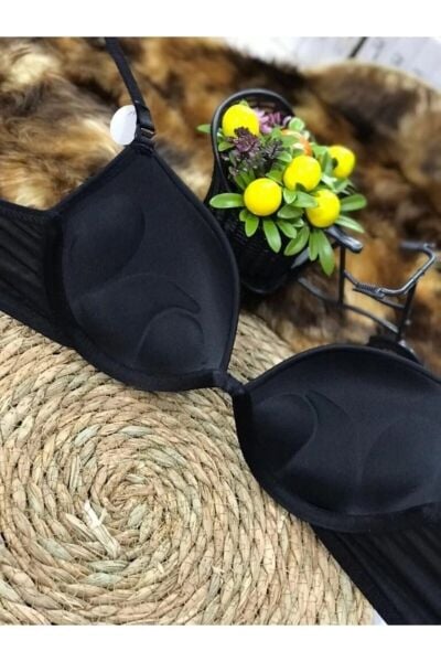 KOZA 80059 FULL DESTEKLİ KLASİK SÜTYEN SİYAH
