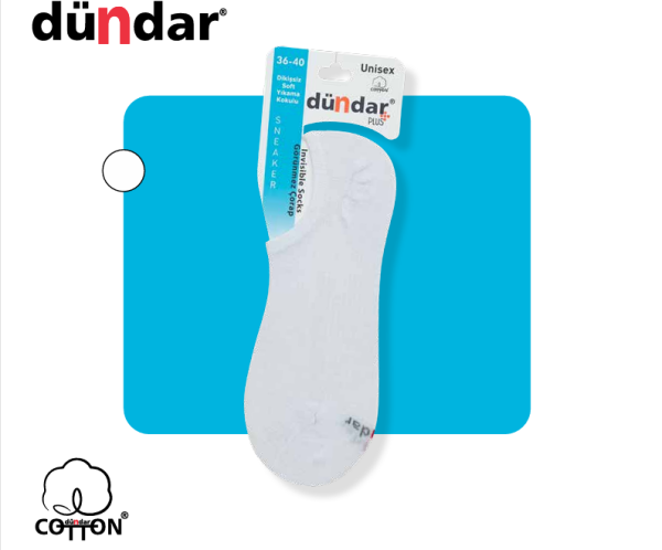 DÜNDAR 5572 BAYAN PLUS SNEAKER BABET ÇORAP