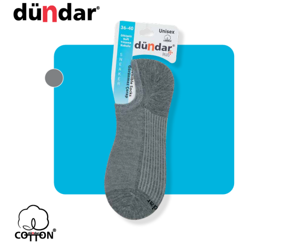 DÜNDAR 5572 BAYAN PLUS SNEAKER BABET ÇORAP