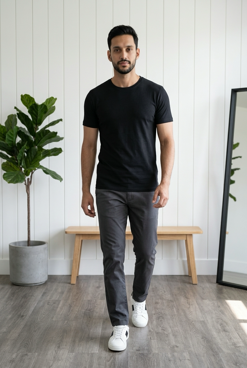 TATKAN ERKEK PENYE MODAL O YAKA CASUAL T-SHIRT
