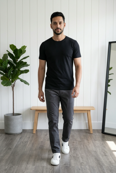 TATKAN ERKEK PENYE MODAL O YAKA CASUAL T-SHIRT