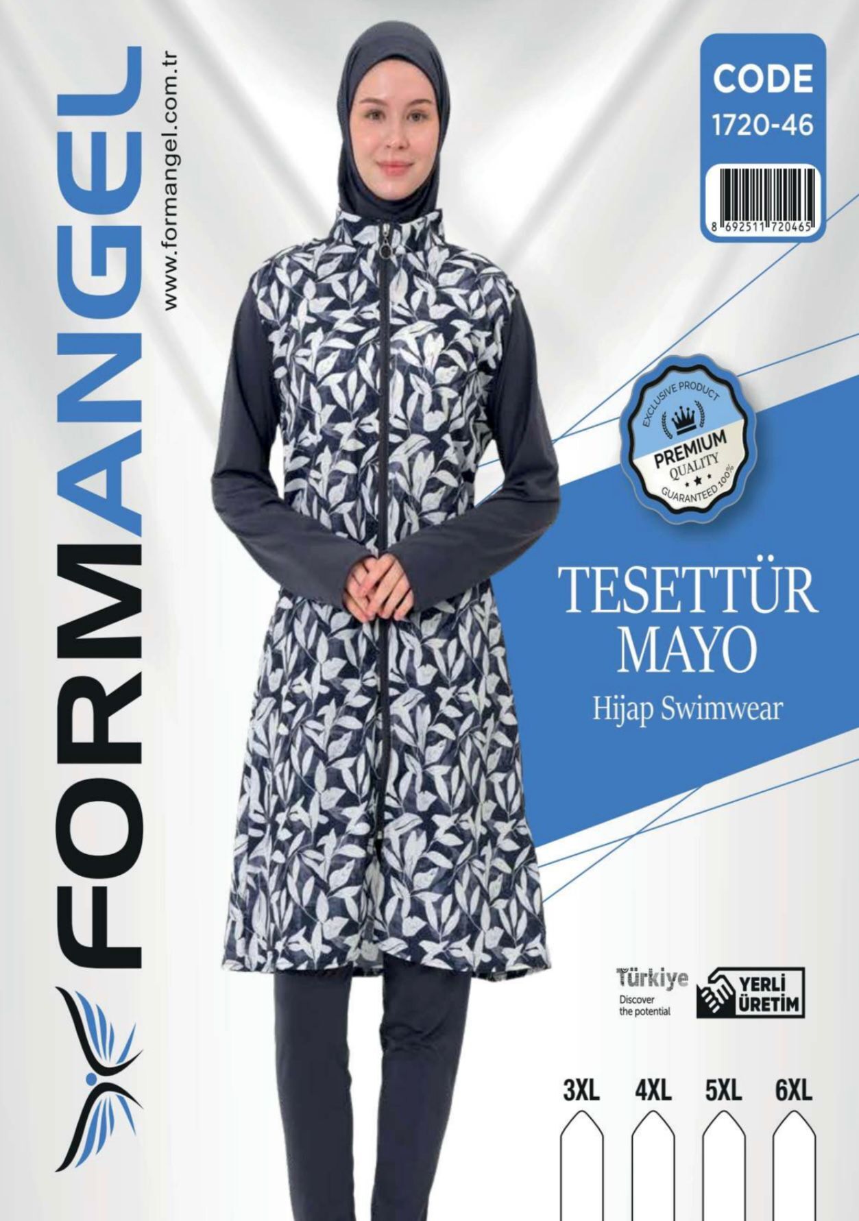 FORM ANGEL 1720-46 BATTAL FERMUARLI TESETTÜR MAYO
