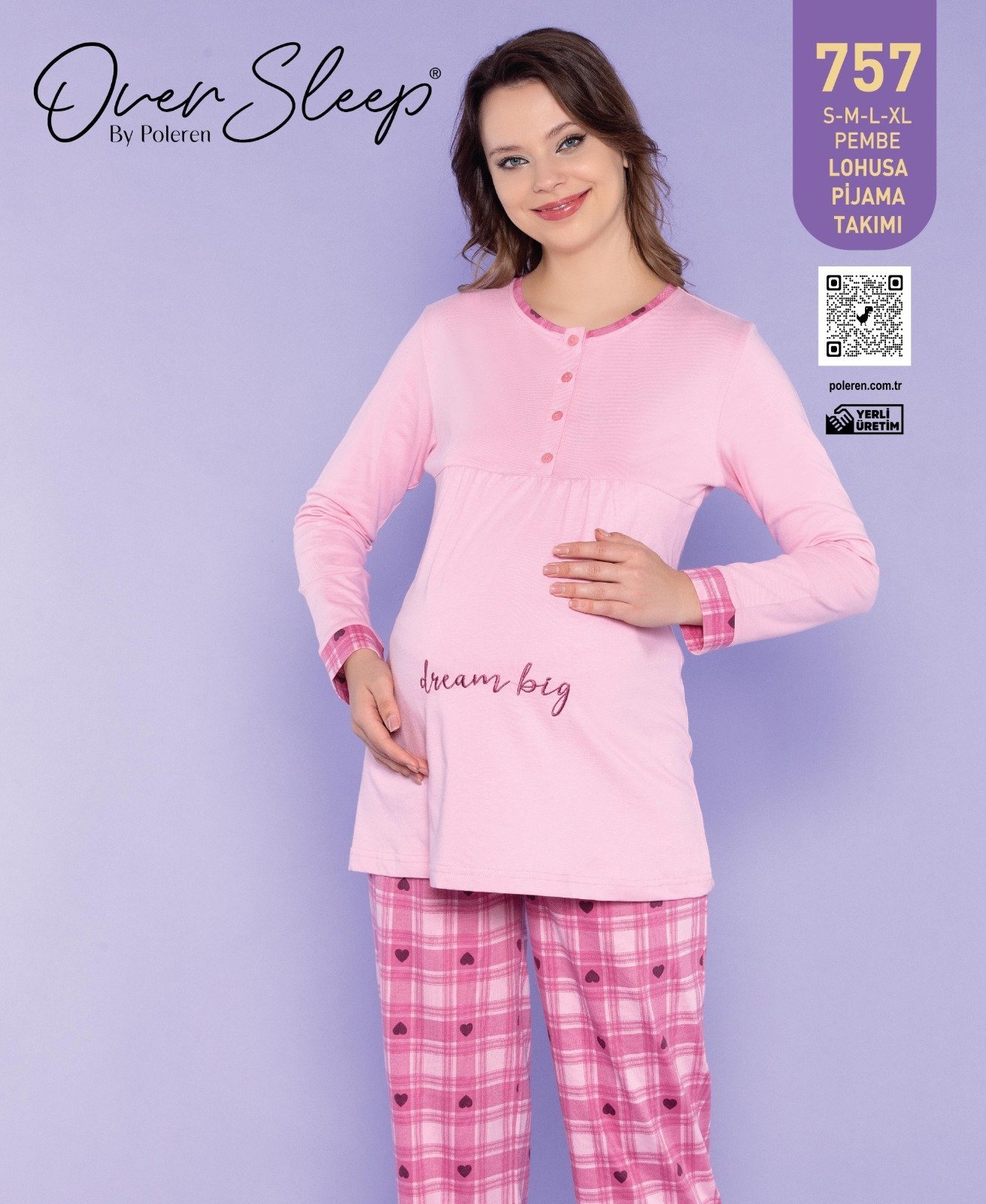 OVER SLEEP 757 BAYAN LOĞUSA PİJAMA TAKIM