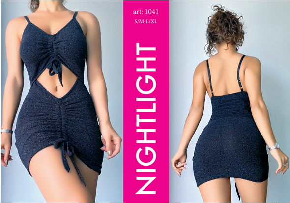 NIGHTLIGHT 1041 FANTAZİ ELBİSE LACİVERT
