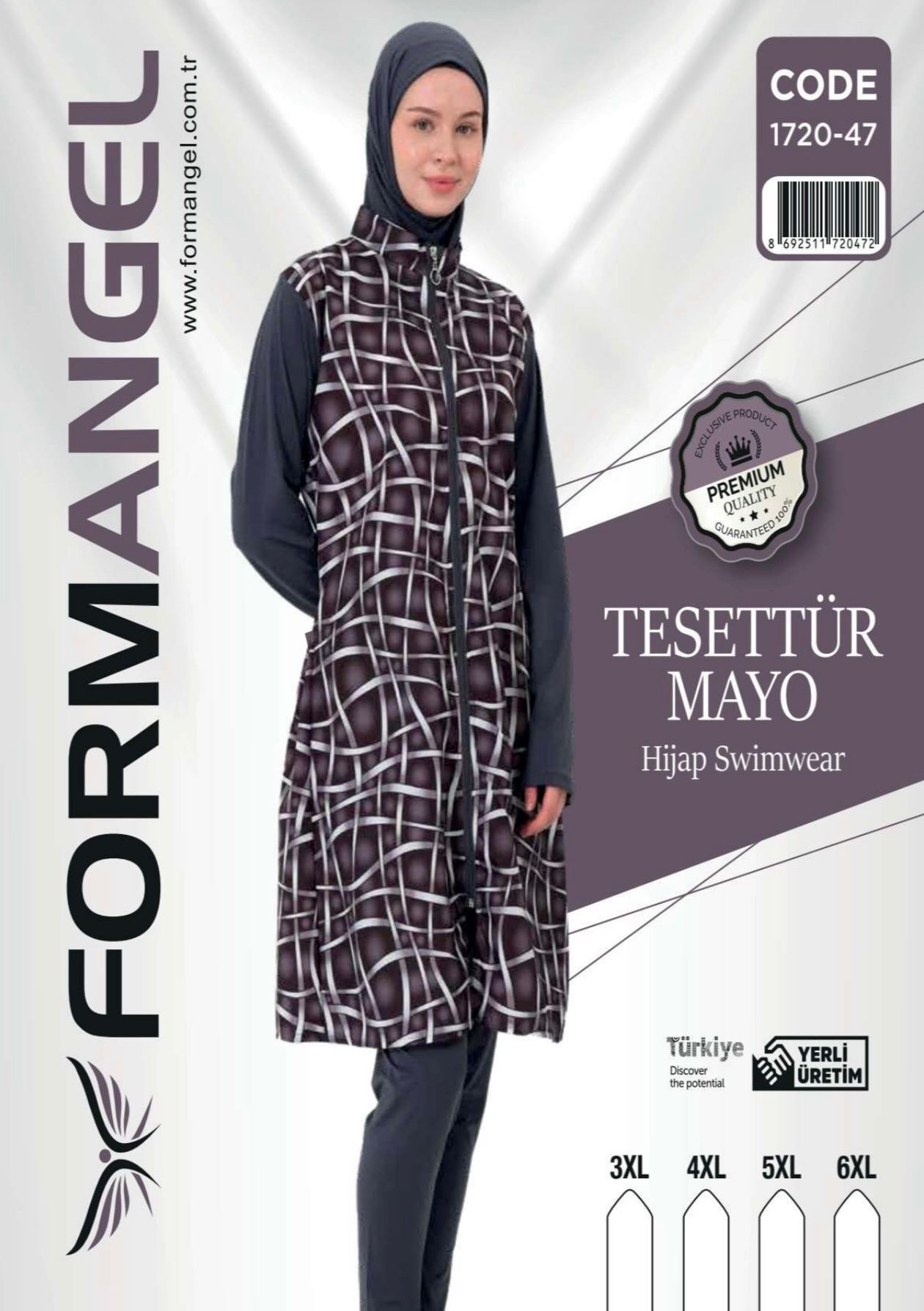 FORM ANGEL 1720-47 BATTAL FERMUARLI TESETTÜR MAYO