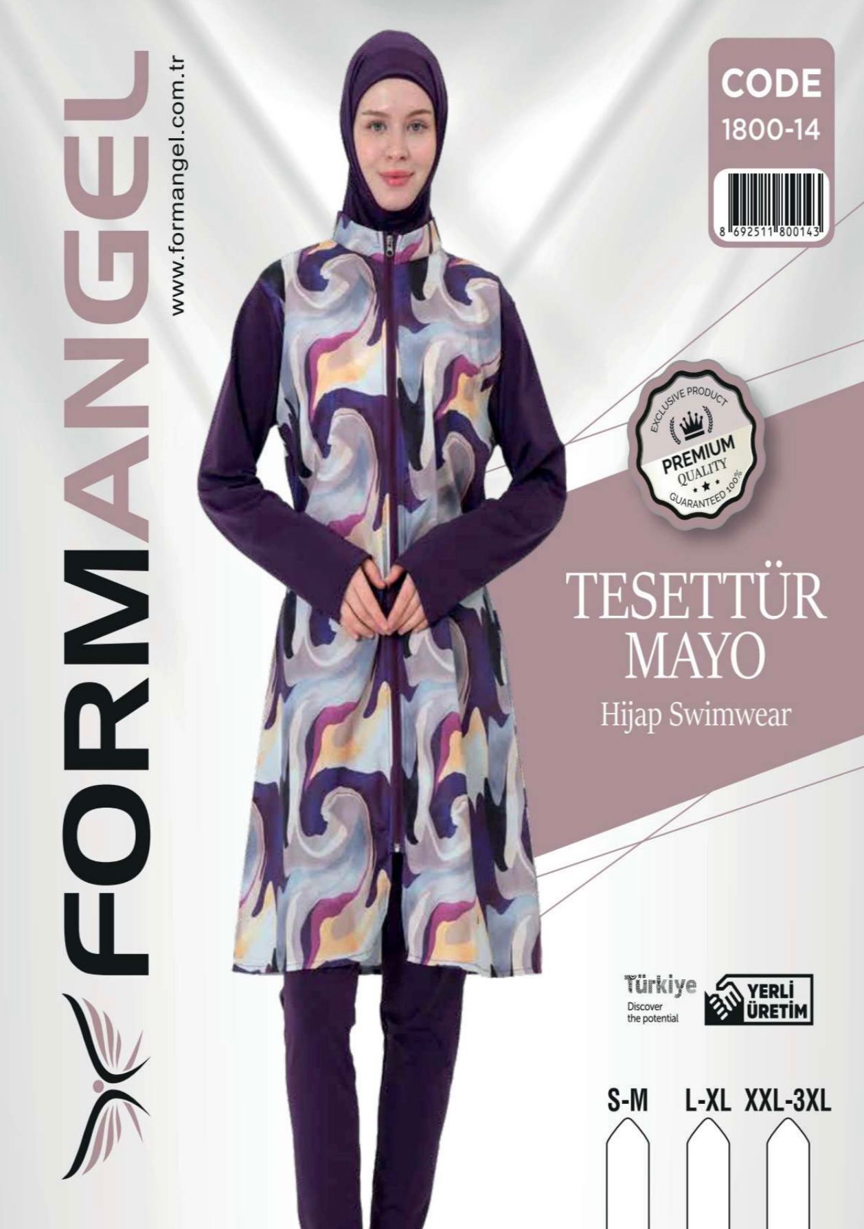 FORM ANGEL 1800-14 FERMUARLI TAYTLI TESETTÜR MAYO
