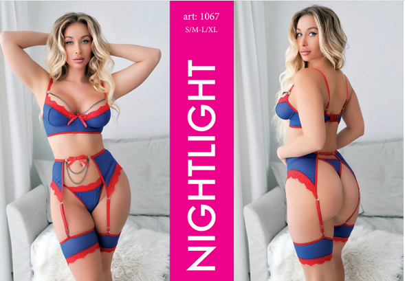 NIGHTLIGHT 1067 JARTİYER TAKIM MAVİ