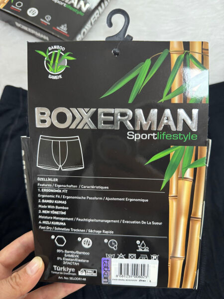 BOXXERMAN ERKEK BAMBU BOXER SHORT