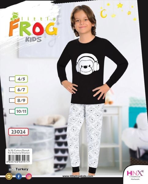 FROG 23024 ERKEK ÇOCUK PİJAMA TAKIM 4-11 YAŞ