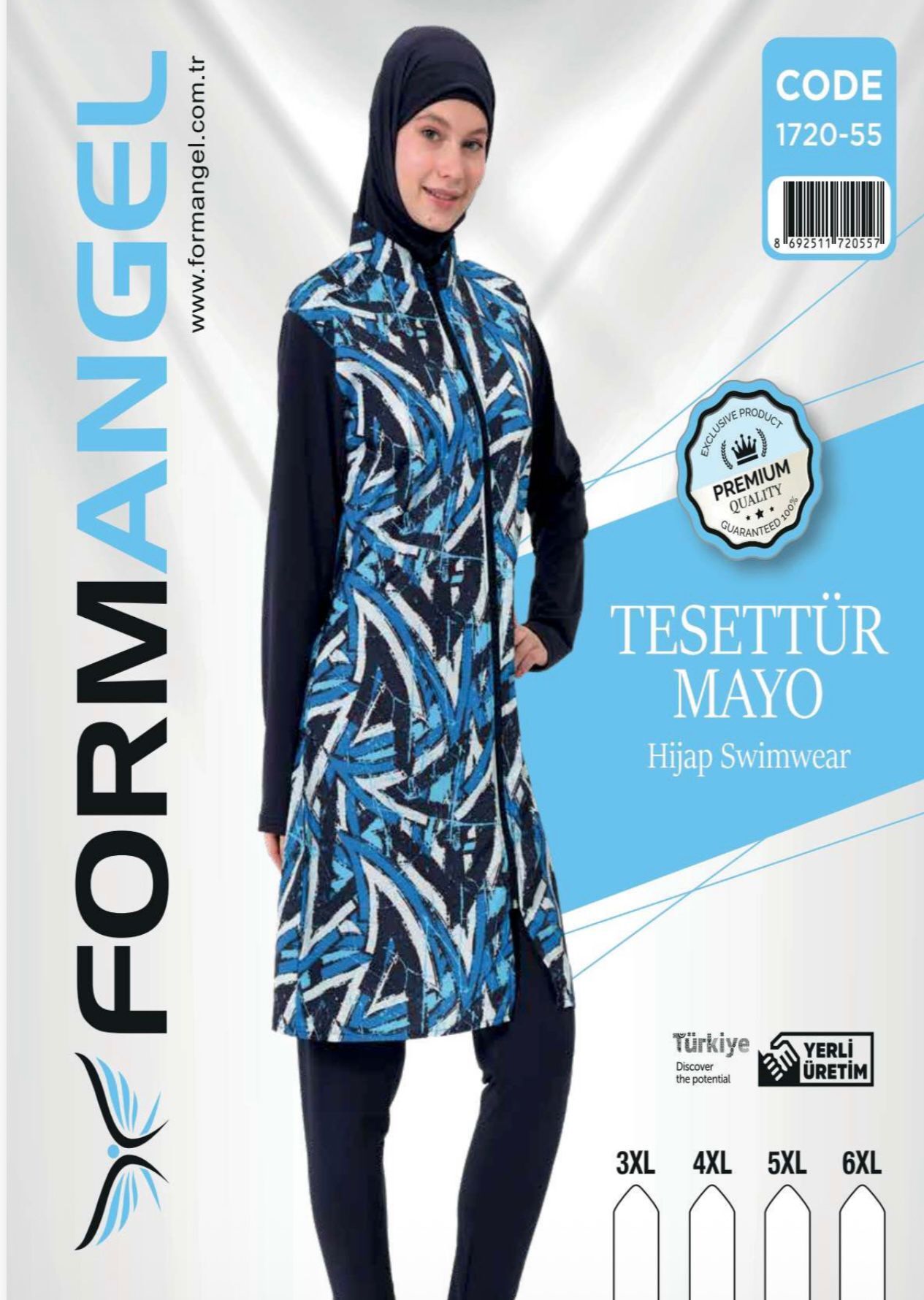 FORM ANGEL 1720-55 BATTAL FERMUARLI TESETTÜR MAYO