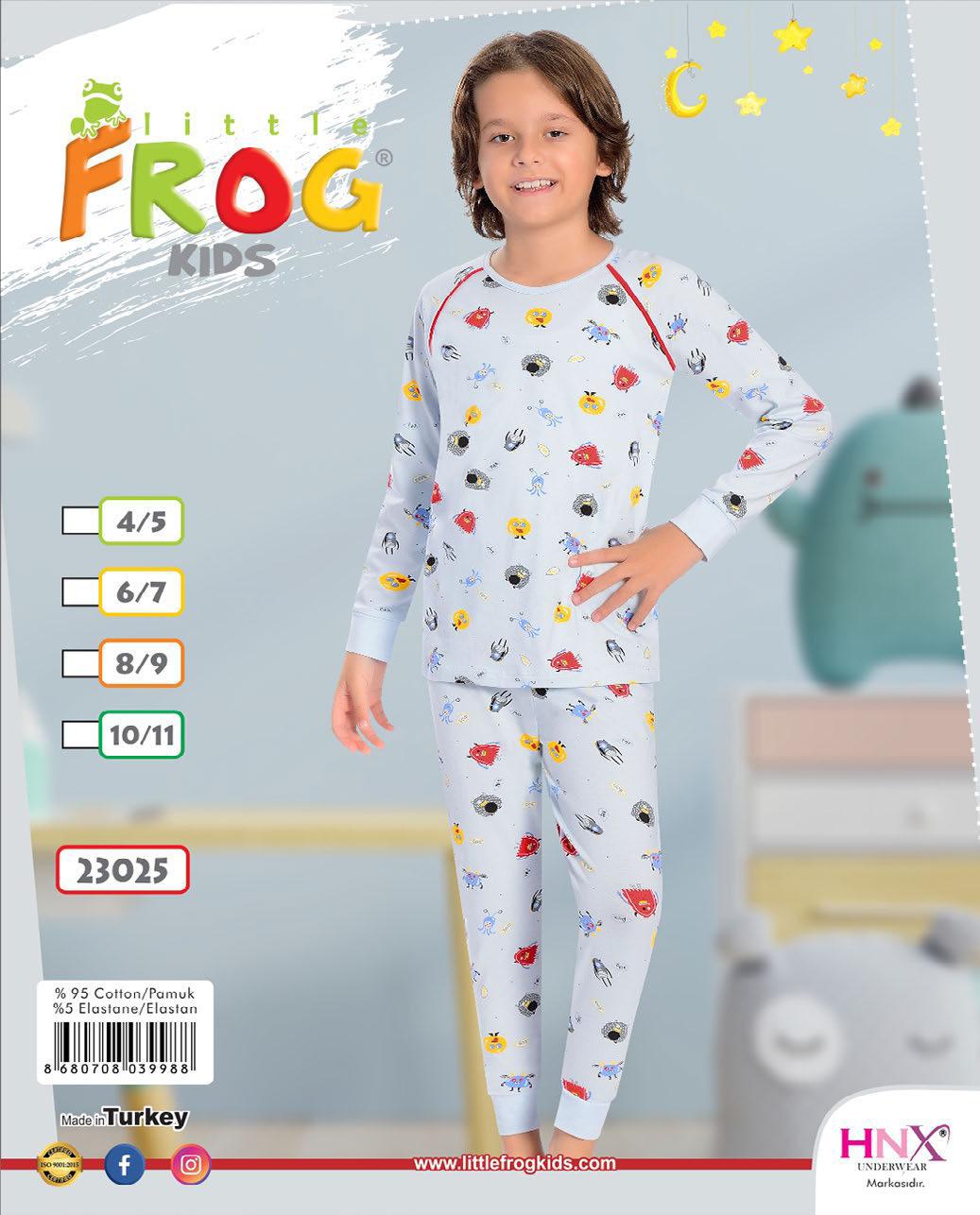 FROG 23025 ERKEK ÇOCUK PİJAMA TAKIM 4-11 YAŞ