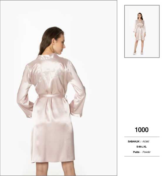 PİERRE CARDİN 1000 BRİDE SATEN SABAHLIK