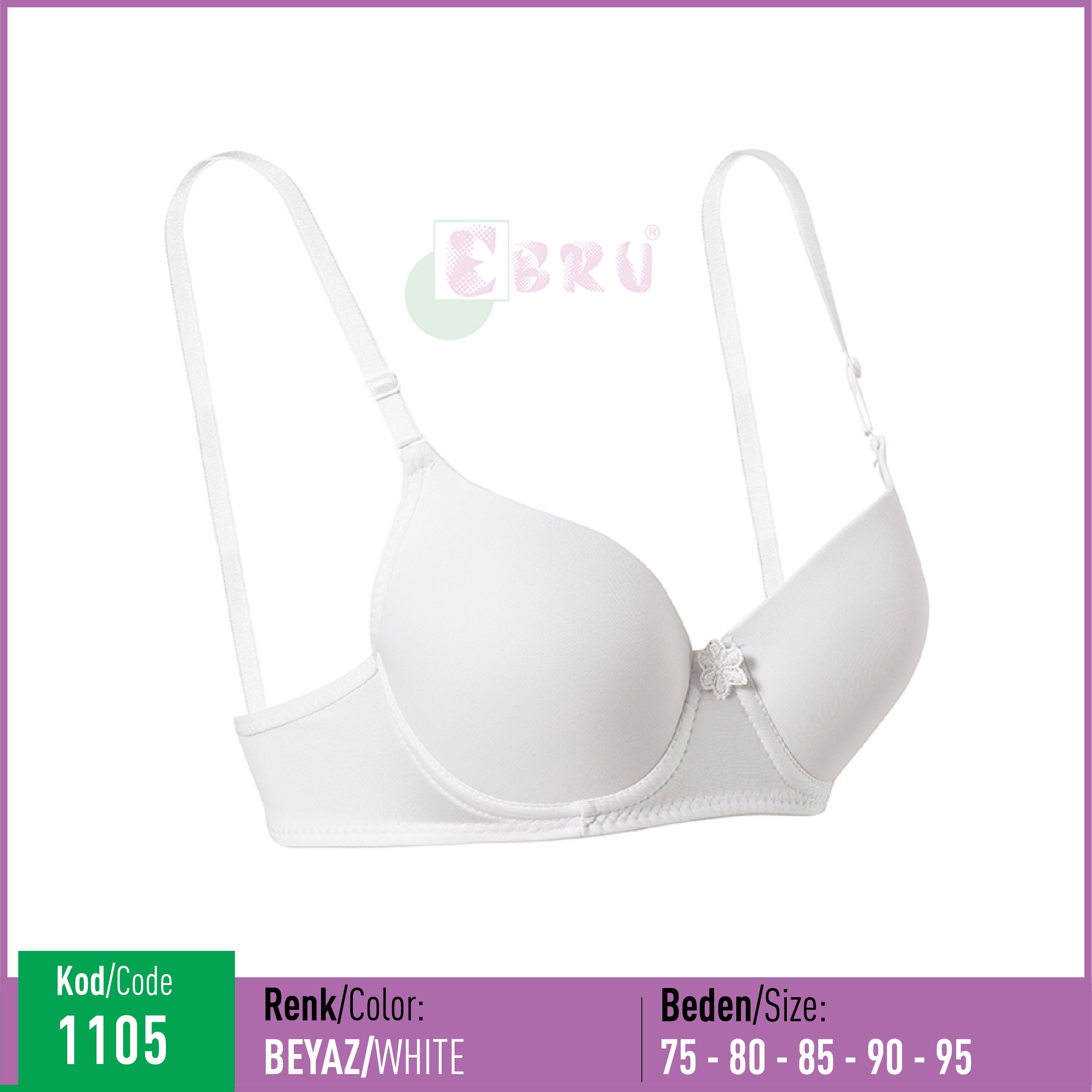 EBRU 1105 SLİKONLU BOŞ MİKRO TULUMLU SÜTYEN