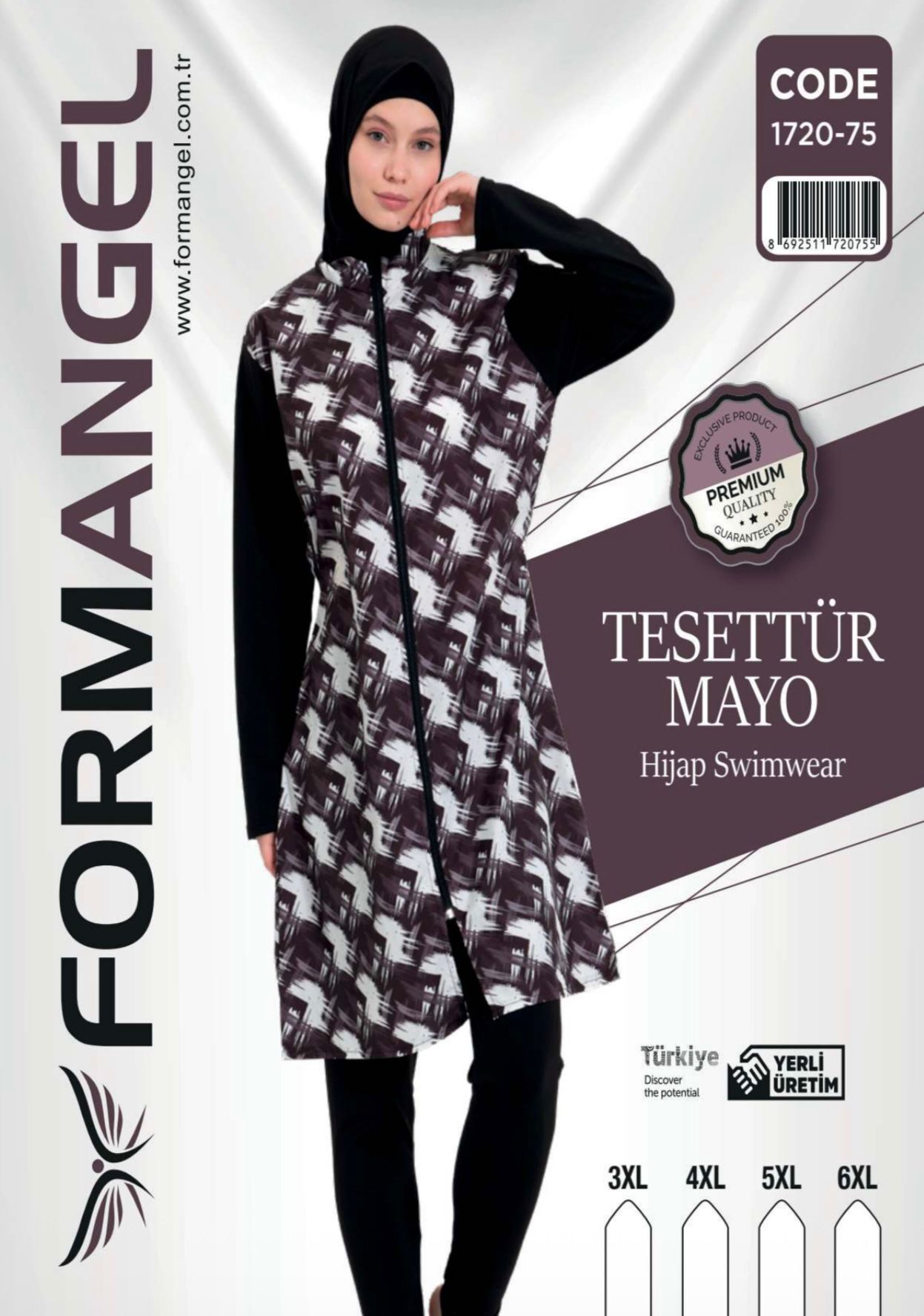 FORM ANGEL 1720-75 BATTAL FERMUARLI TESETTÜR MAYO
