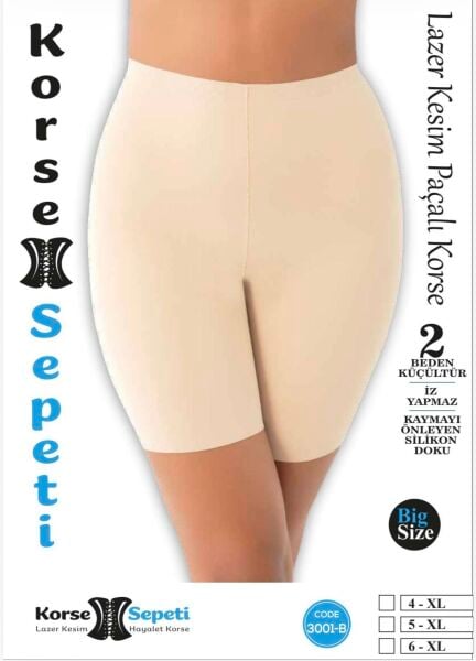 KORSE SEPETİ 3001-B LAZER KESİM PAÇALI KORSE 5 Lİ