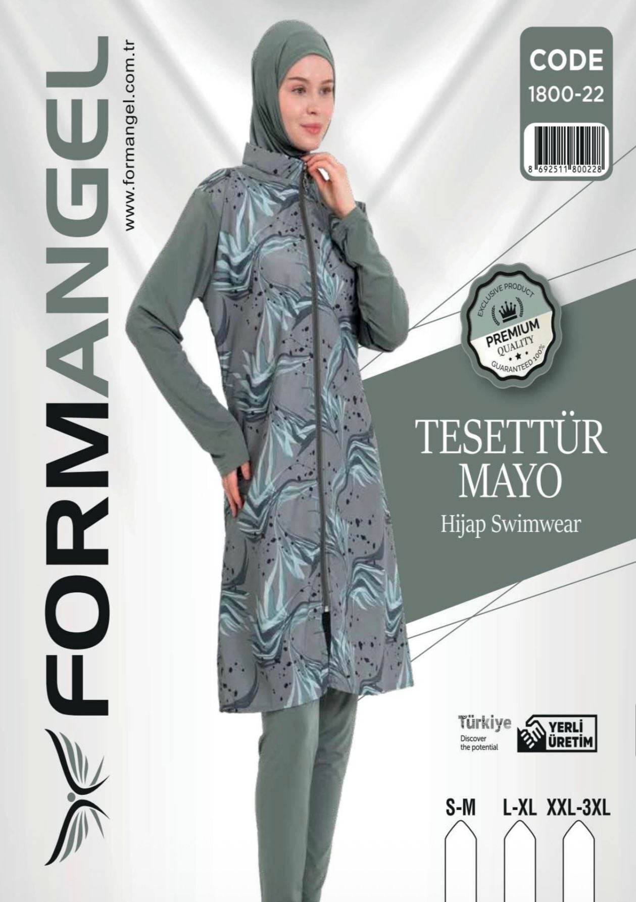 FORM ANGEL 1800-22 FERMUARLI TAYTLI TESETTÜR MAYO