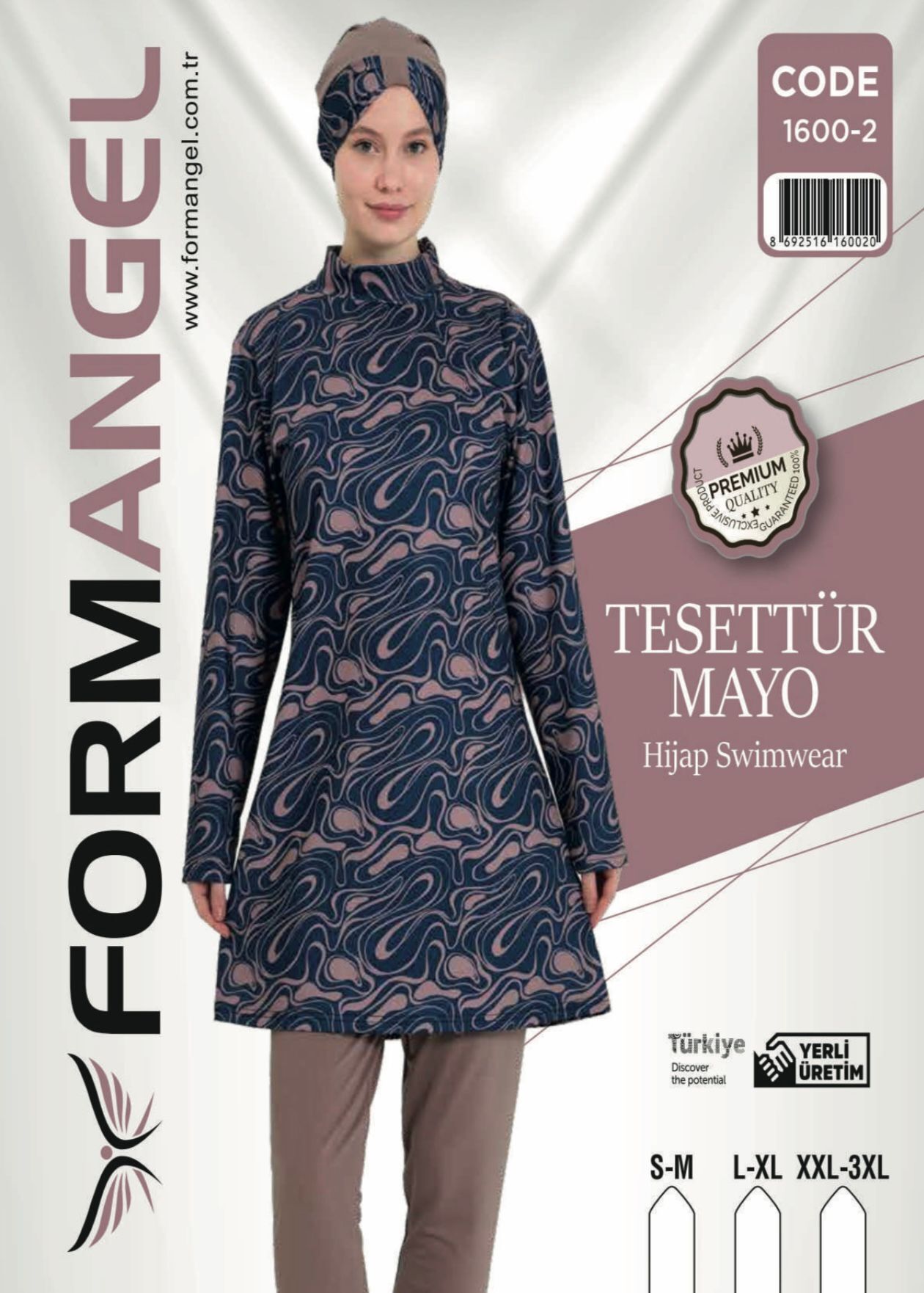 FORM ANGEL 1600-2 U.KOL F.LİKRA TESETTÜR MAYO